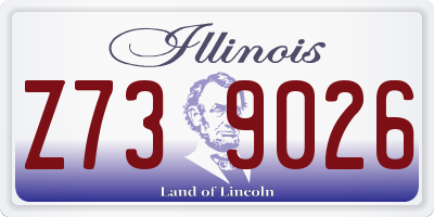 IL license plate Z739026