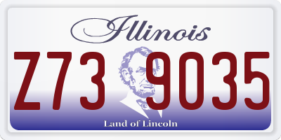 IL license plate Z739035