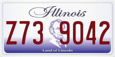 IL license plate Z739042