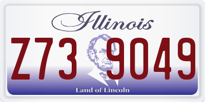 IL license plate Z739049
