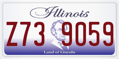 IL license plate Z739059