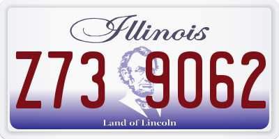 IL license plate Z739062