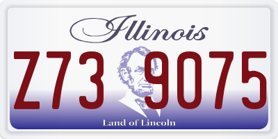 IL license plate Z739075