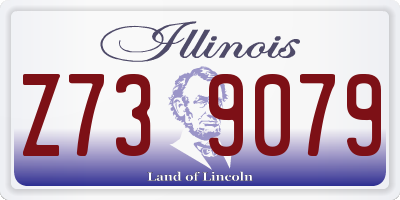IL license plate Z739079