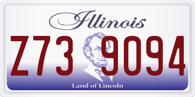 IL license plate Z739094