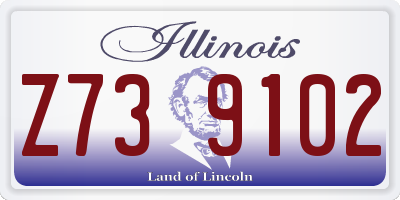 IL license plate Z739102