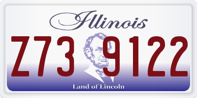 IL license plate Z739122
