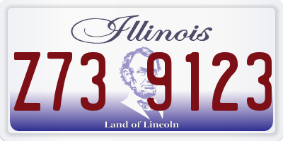IL license plate Z739123
