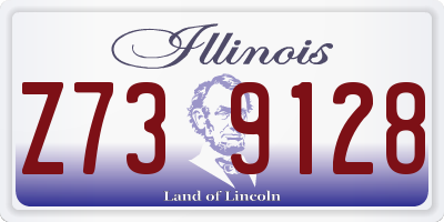 IL license plate Z739128