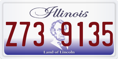 IL license plate Z739135
