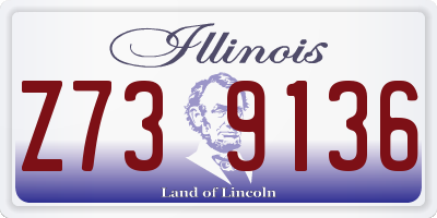 IL license plate Z739136