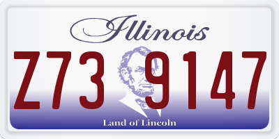 IL license plate Z739147