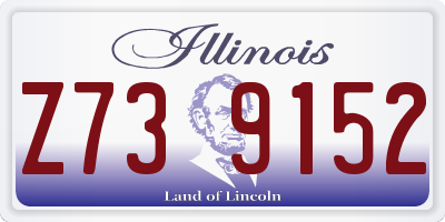 IL license plate Z739152