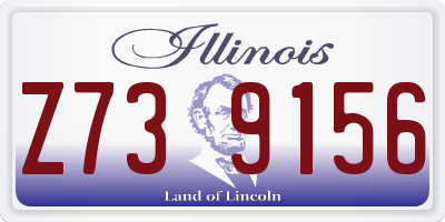 IL license plate Z739156