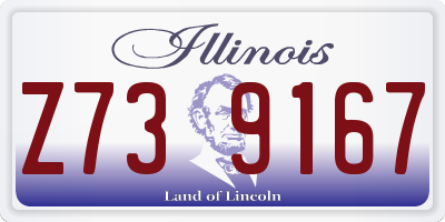 IL license plate Z739167