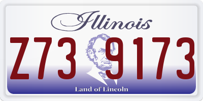 IL license plate Z739173