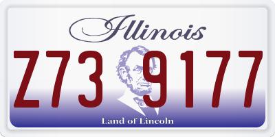 IL license plate Z739177