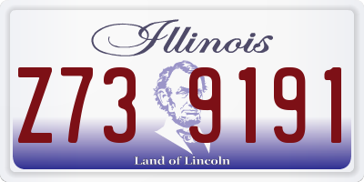 IL license plate Z739191