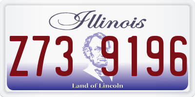 IL license plate Z739196