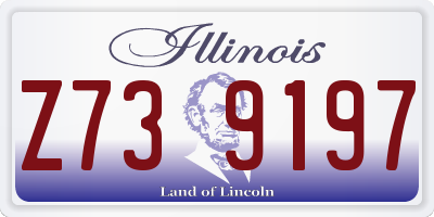 IL license plate Z739197