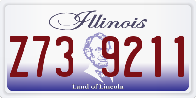 IL license plate Z739211