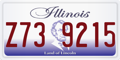 IL license plate Z739215