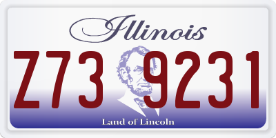 IL license plate Z739231