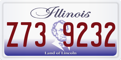 IL license plate Z739232