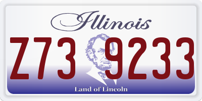 IL license plate Z739233