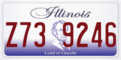 IL license plate Z739246