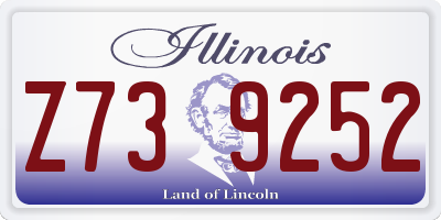 IL license plate Z739252