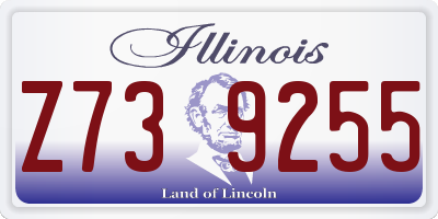 IL license plate Z739255