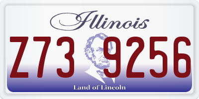 IL license plate Z739256