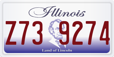 IL license plate Z739274