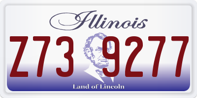 IL license plate Z739277
