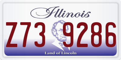 IL license plate Z739286