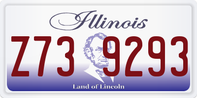 IL license plate Z739293