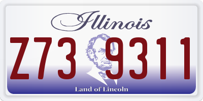 IL license plate Z739311