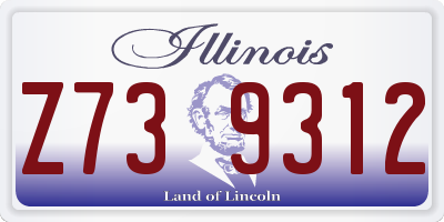 IL license plate Z739312