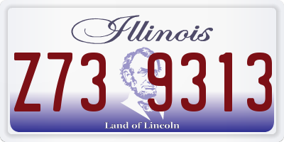 IL license plate Z739313