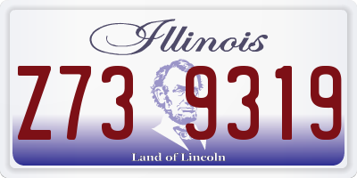 IL license plate Z739319