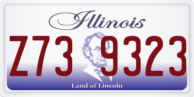 IL license plate Z739323
