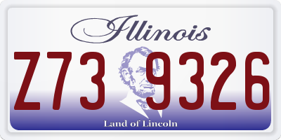 IL license plate Z739326