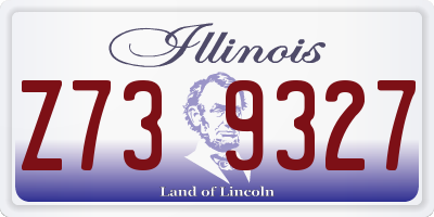 IL license plate Z739327