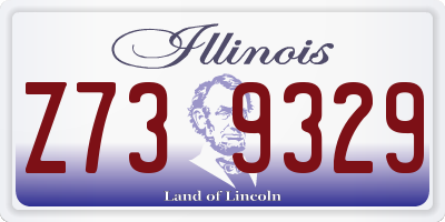 IL license plate Z739329