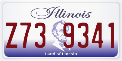 IL license plate Z739341