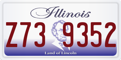 IL license plate Z739352