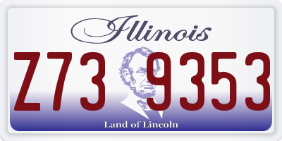 IL license plate Z739353