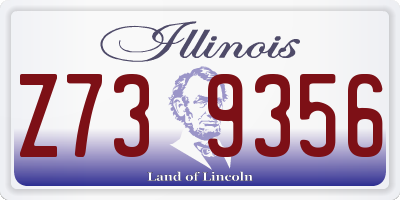 IL license plate Z739356
