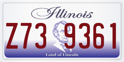 IL license plate Z739361